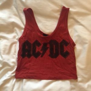 AC/DC crop top